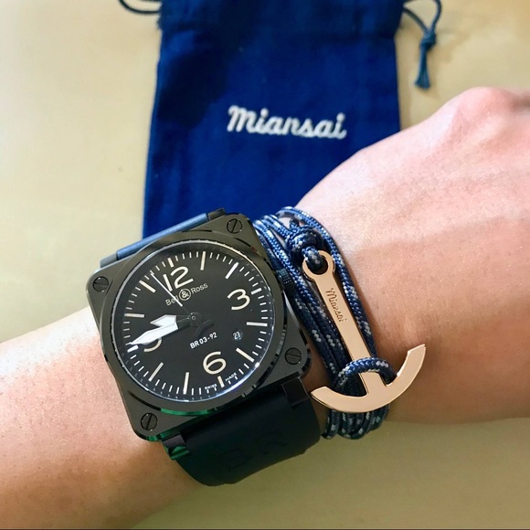 Miansai Gold Anchor Rope Wrap Bracelet - Picture 2 of 7